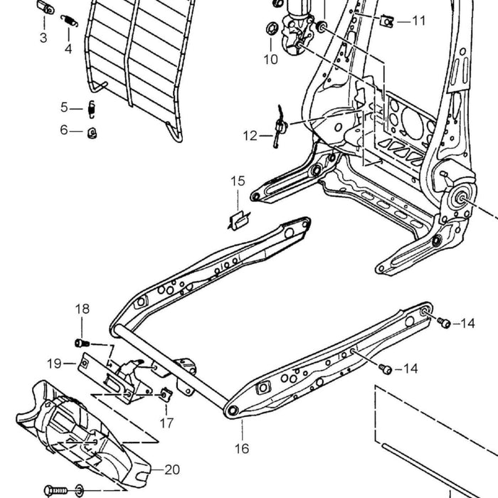 Porsche 986/996 OEM Fire Extinguisher Kit - OEMExtinguishers