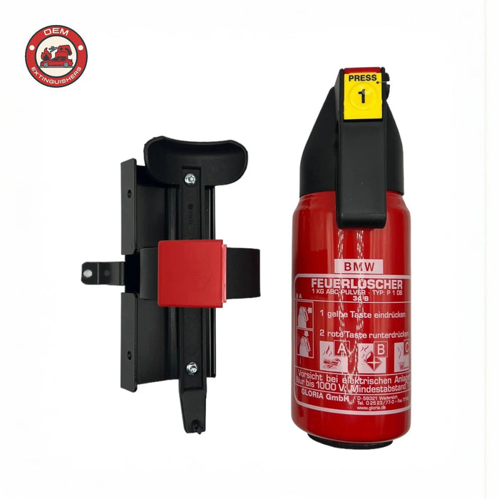 BMW E36 OEM Fire Extinguisher Kit (E36 M and non M) - OEMExtinguishers