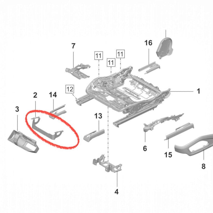 Porsche 992 Sport Seat Fire Extinguisher Kit - OEMExtinguishers