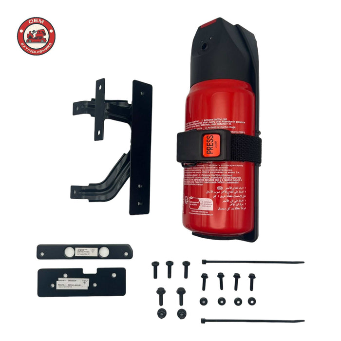 Porsche 997991 OEM Fire Extinguisher Kit