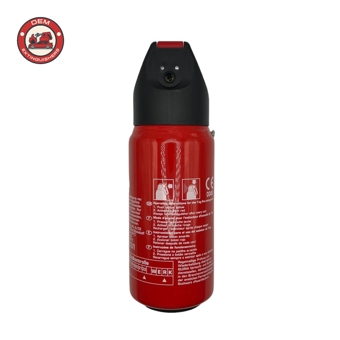 Bare BMW Branded 1 Kg Fire Extinguisher - OEMExtinguishers