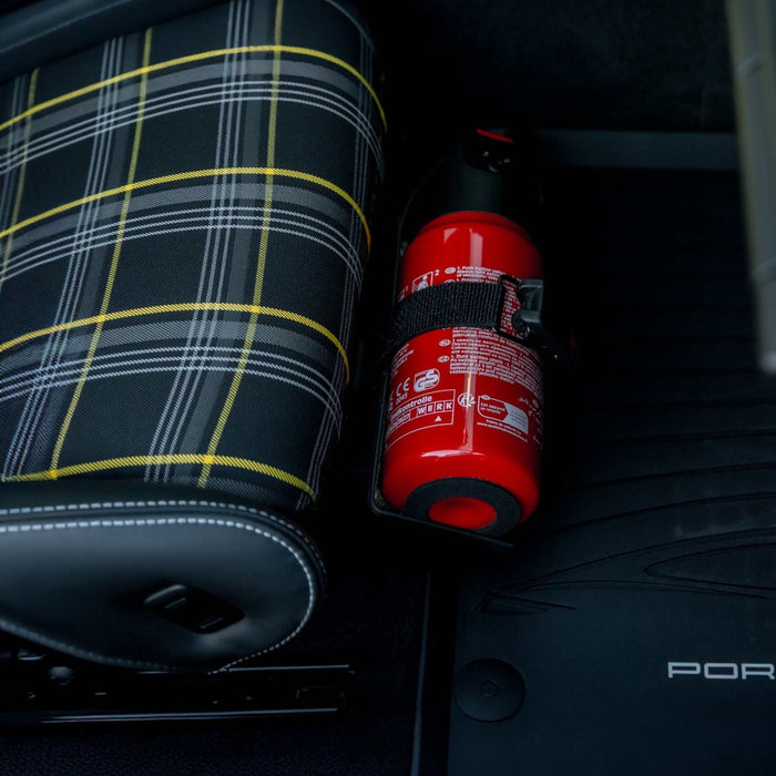 Porsche 991, 992 and 918 OEM Fire Extinguisher kit for LWBS - OEMExtinguishers