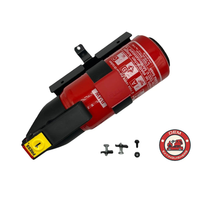 BMW E36 OEM Fire Extinguisher Kit (E36 M and non M) - OEMExtinguishers
