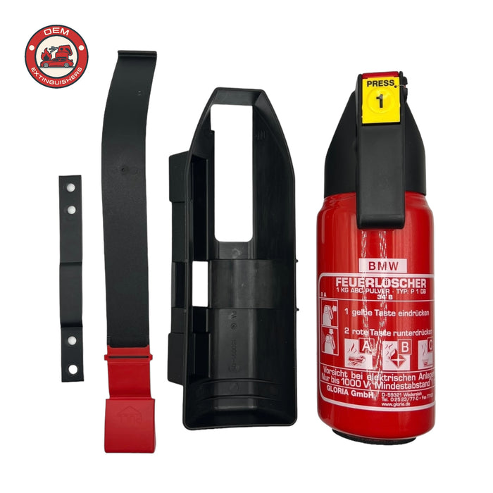 Bare BMW Branded 1 Kg Fire Extinguisher - OEMExtinguishers
