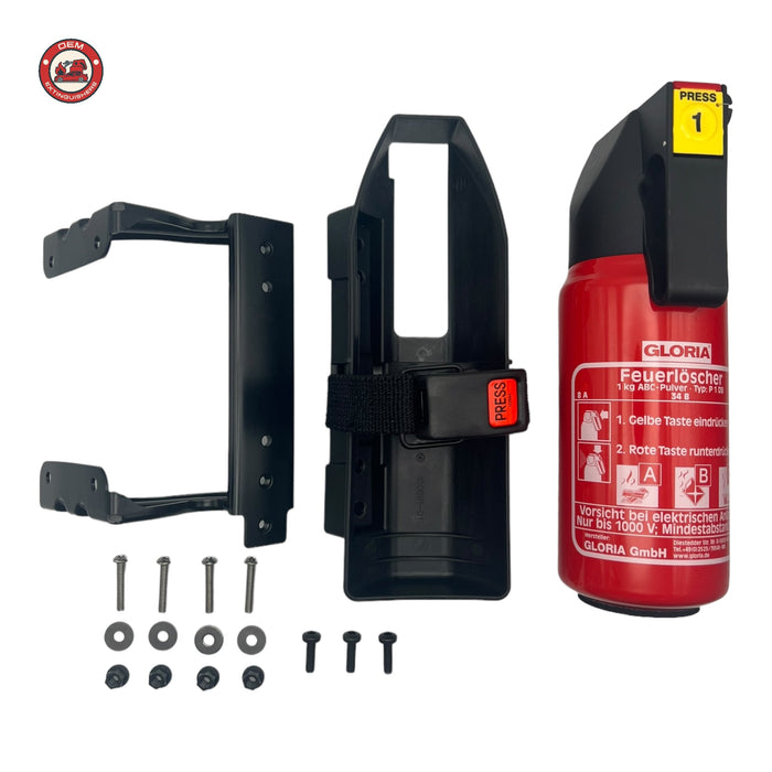 Porsche 991, 992 and 918 OEM Fire Extinguisher kit for LWBS