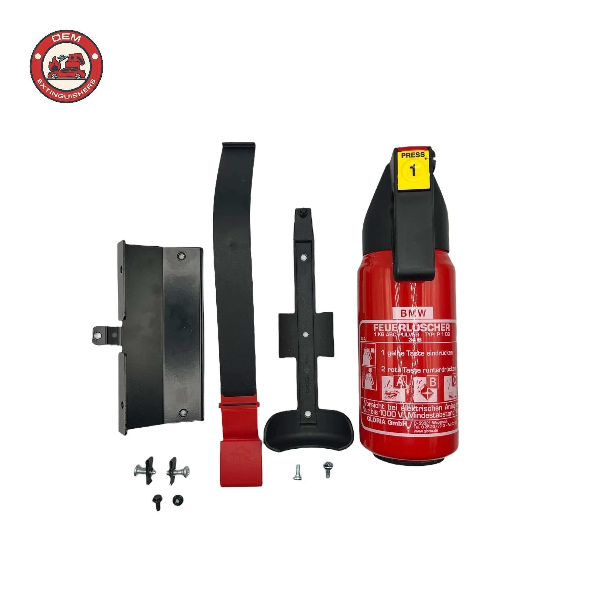 Fire Ext Kit BMW E36 OEM Fire Extinguisher Kit (E36 M and non M) — OEMExtinguishers