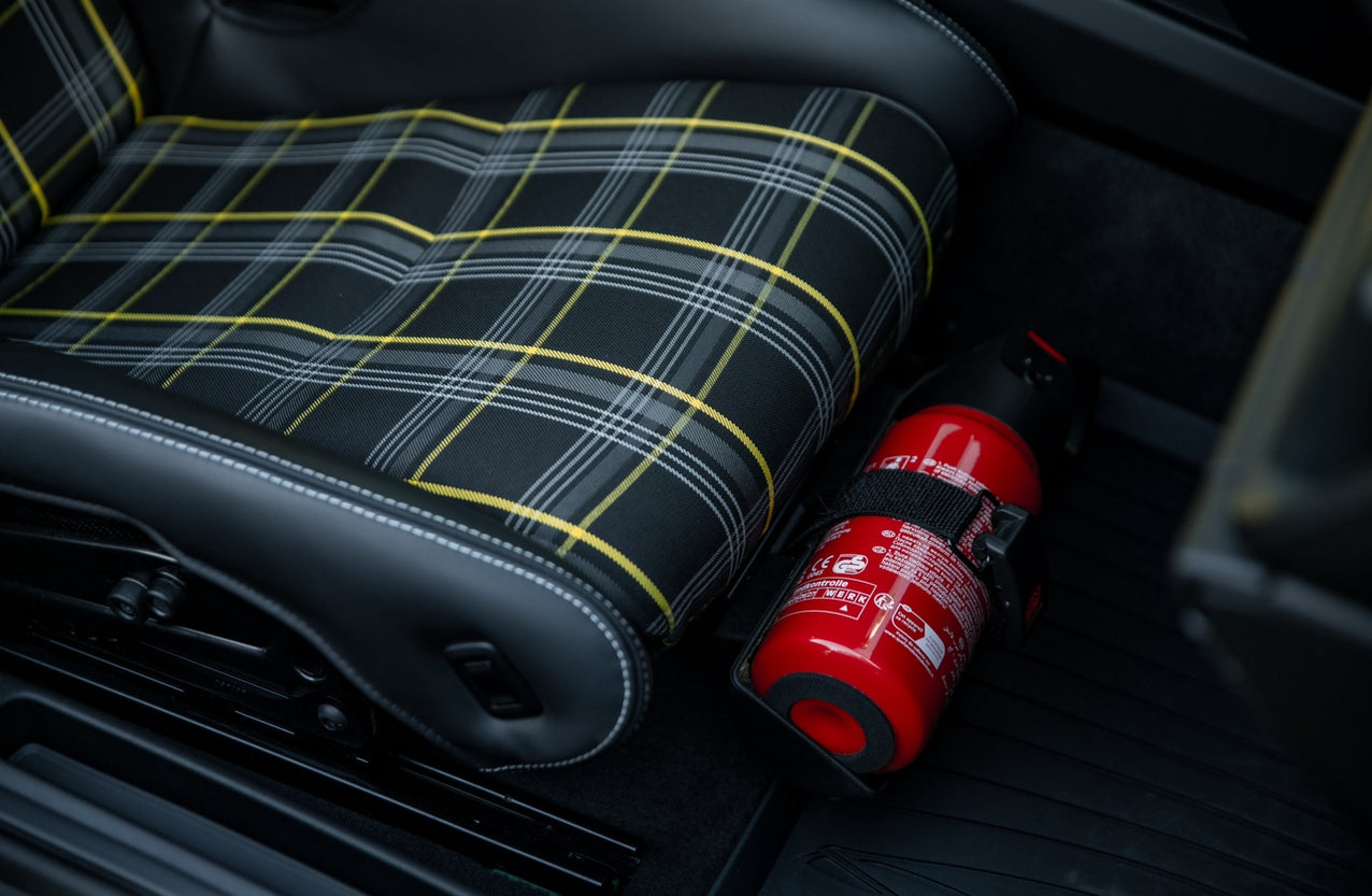 Porsche 991, 992 and 918 OEM Fire Extinguisher kit for LWBS
