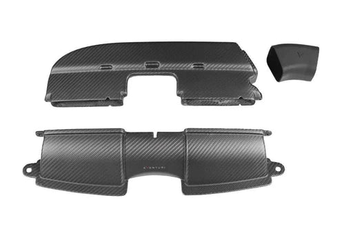 Eventuri E9X M3 matte carbon fiber front and rear air ducts with EPDM coupler replacement kit