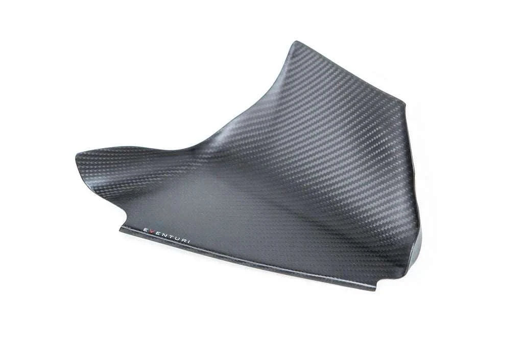 Eventuri E9X M3 matte carbon fiber intake scoop for BMW E9X M3 engine bay