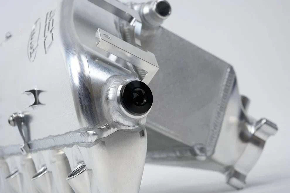 CSF G8X "Level Up" Charge Air Cooler Manifold (Black) #8233B