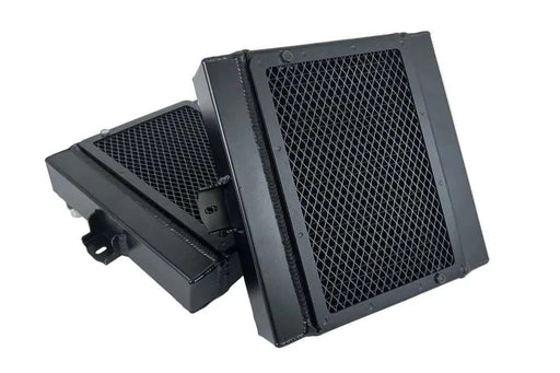 CSF F8X Aux Cooler black all-aluminum high-performance auxiliary radiator with mesh grille for BMW F8X models