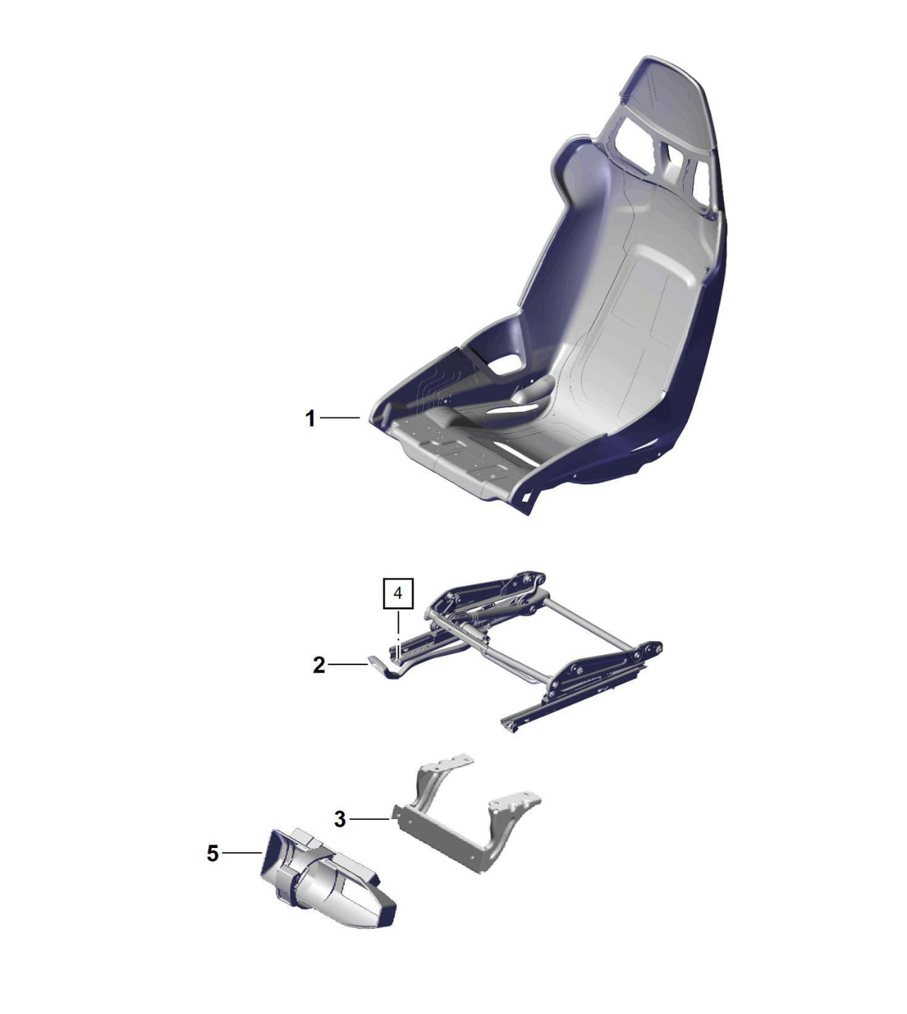 Porsche 991, 992 and 918 OEM Fire Extinguisher kit for LWBS