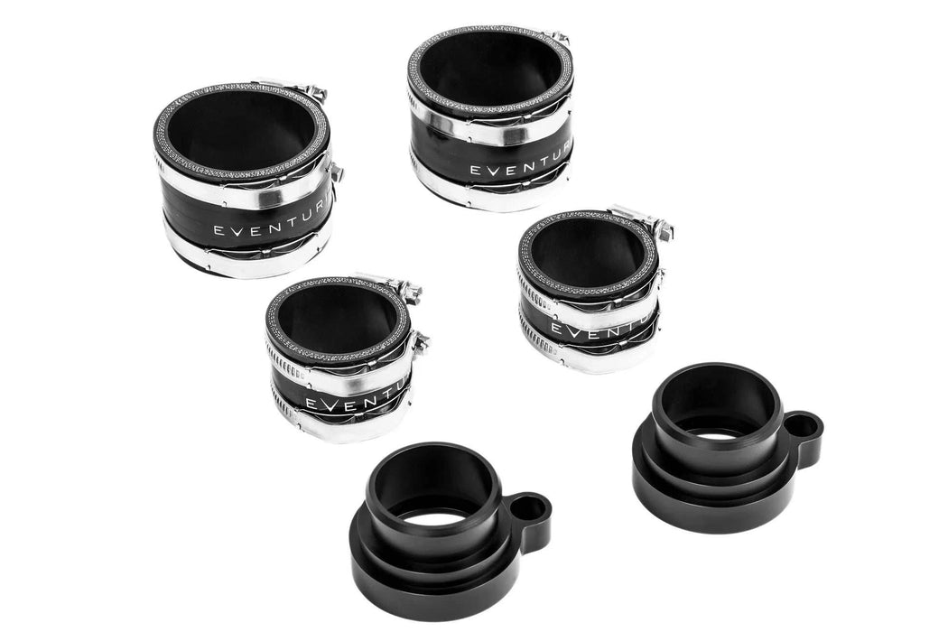 Eventuri F8X Carbon Fiber Charge Pipes (Matte) EVE-S55-CF-CHG