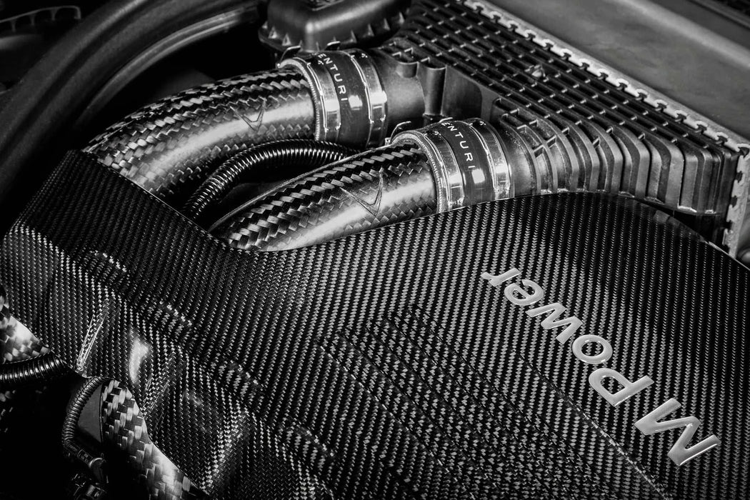 Eventuri F8X Carbon Fiber Charge Pipes (Matte) EVE-S55-CF-CHG