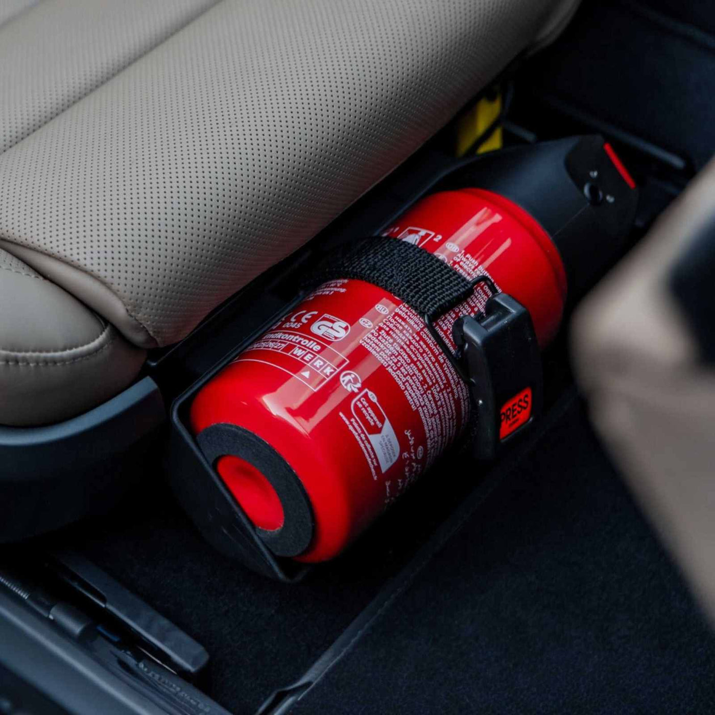Fire Ext Kit Porsche 992 Sport Seat Fire Extinguisher Kit — OEMExtinguishers