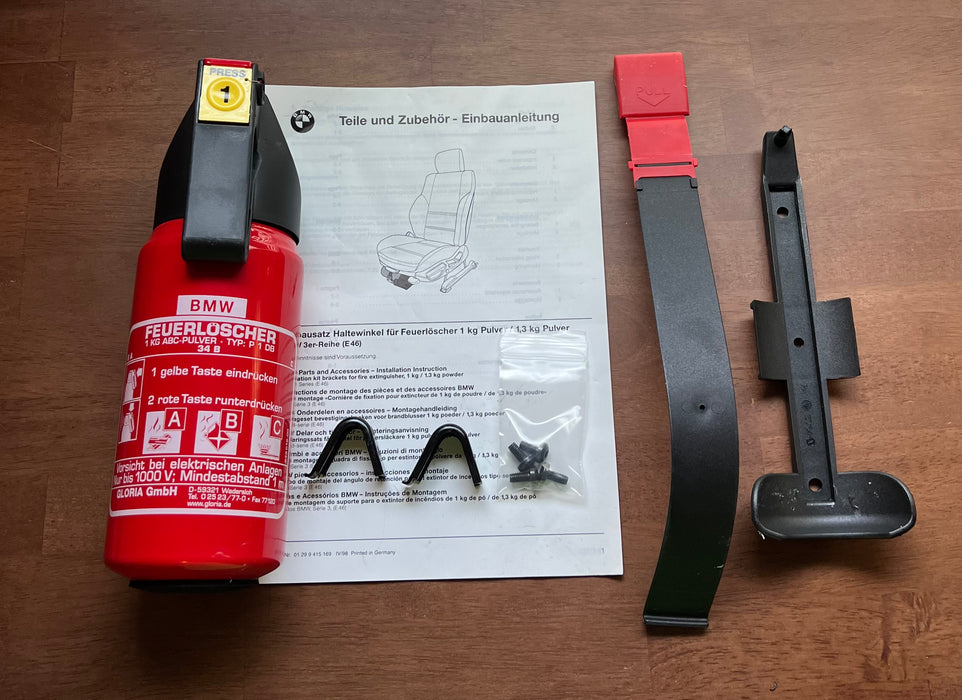 OEM E46 Fire Extinguisher Kit
